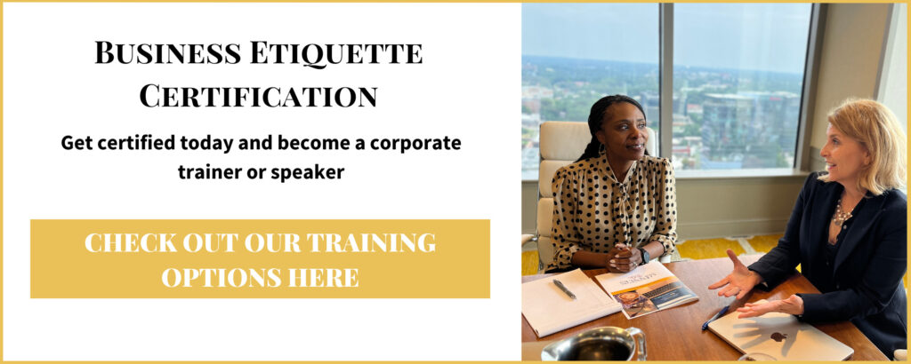 Business Etiquette Certification